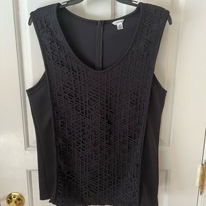 Calvin Klein sleeveless black top
